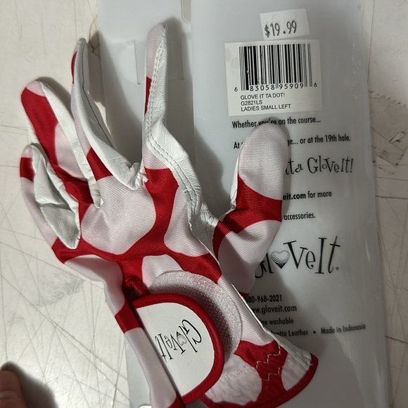 Glove It Ladies Left Golf Glove Lightweight and Soft Cabretta Leather NWT Size S - Picture 4 of 6